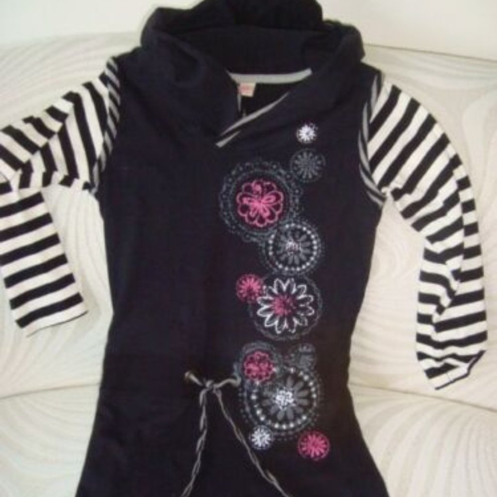 ME TOO HOODED DRESS TUNIC TOP